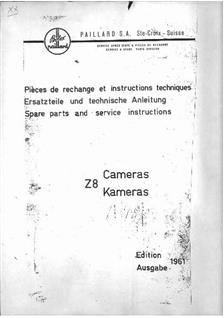 Bolex K 1 manual. Camera Instructions.